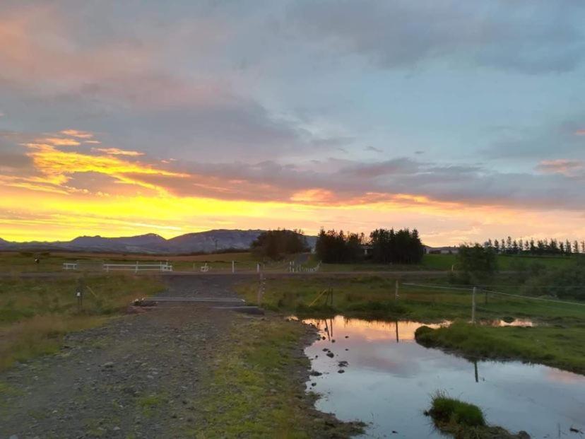 Villa Golden Circle Private Farmhouse With Hot Tub Selfoss Exterior foto